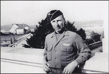 Soldado Roy Carlson en Barneville. Marzo 1945