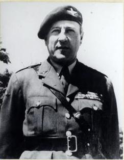 General Gerald Lathbury. Jefe de la 1ª Brigada Paracaidista