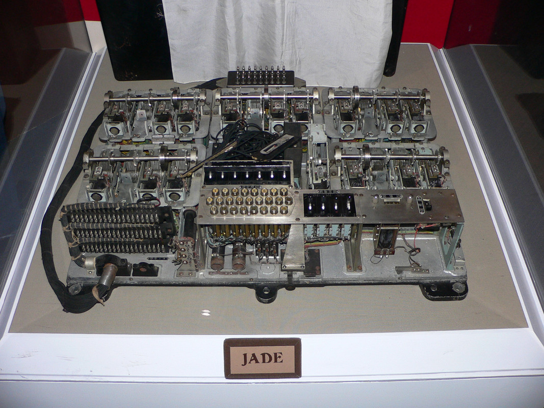 Máquina de cifrado JADE utilizada por los servicios de espionaje del Kenpeitai