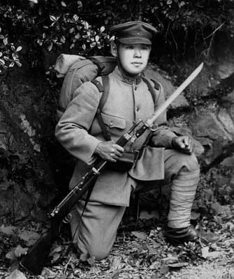Rifle del modelo Type 38 también fue utilizado por los soldados del Kenpetai