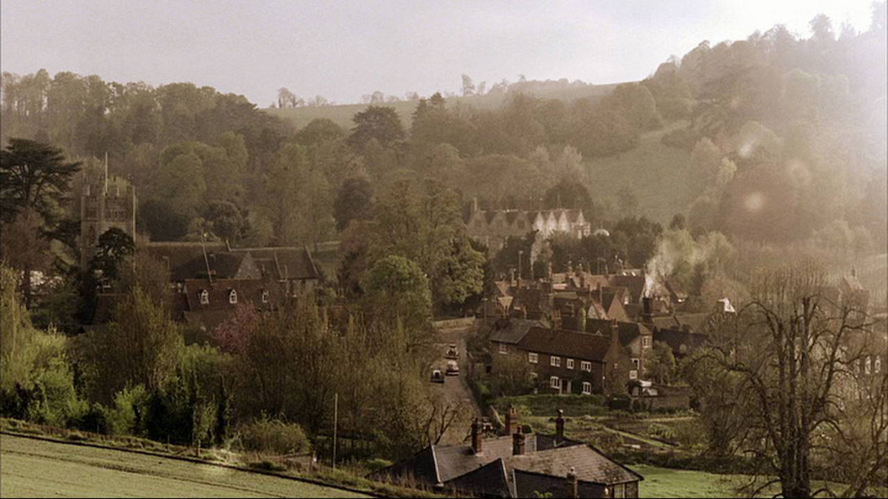Vista general de Hambleden, Aldbourne en la serie