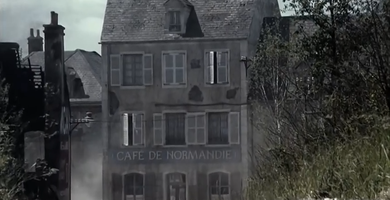 El edificio recreado en la serie