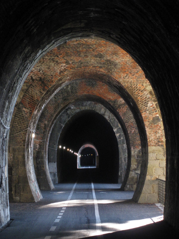 Túneles de Framura en la actualidad. Objetivo principal de la Operación Ginny II