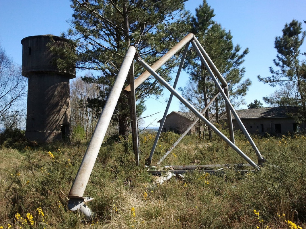 Imágenes de la Antena Central derribada por el viento