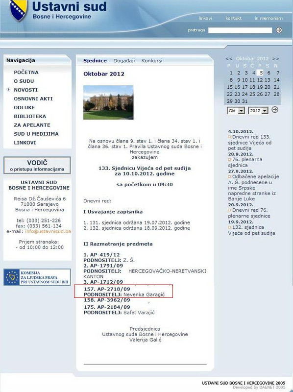 2 Ustavni sud za sednicu 10 10 12 red br 157 70