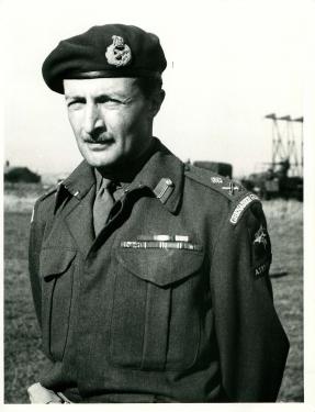 General Frederick Browning. Jefe de la 1ª División Aerotransportada