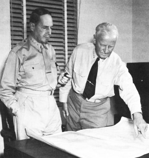 Nimitz y MacArthur rechazaron la intervención de la OSS, a gran escala, en el teatro de operaciones del Pacífico