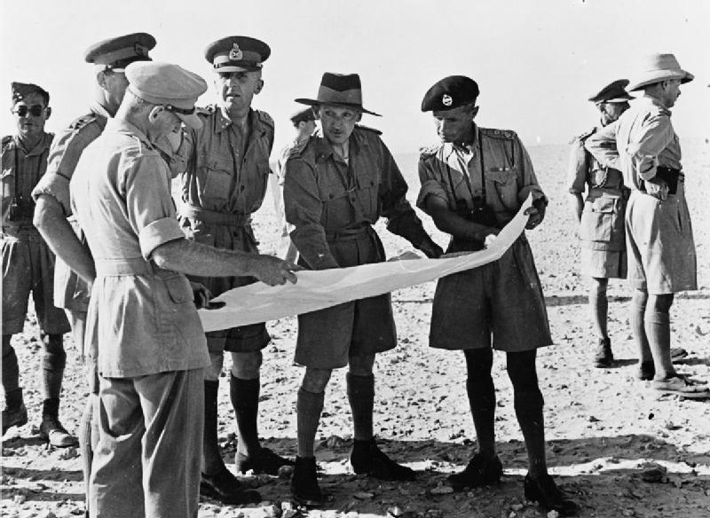 Montgomery en 1942, cuando acababa de ser designado como Jefe del VIII Ejército Británico