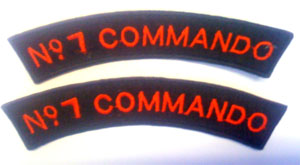 Distintivo del No. 7 Commando