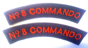 Distintivo del No. 8 Commando