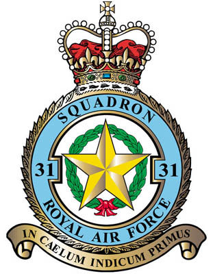 Emblema del 31º Escuadrón de la RAF
