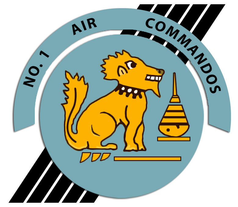 Emblema del 1º Commando Aéreo de la USAF