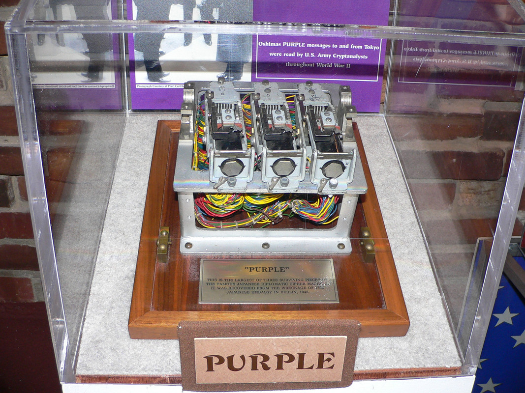 Máquina de cifrado PURPLE utilizada por los servicios de espionaje del Kenpeitai