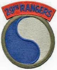 Emblema del 29º Batallón, Provisional, de Rangers