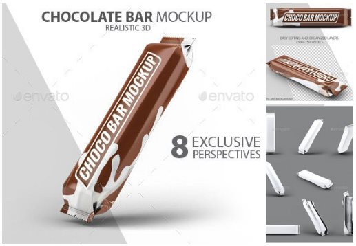Chocolate Bar Mock-Up