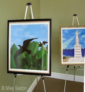 Crow Forest & Lighthouse of Alexandria paintings