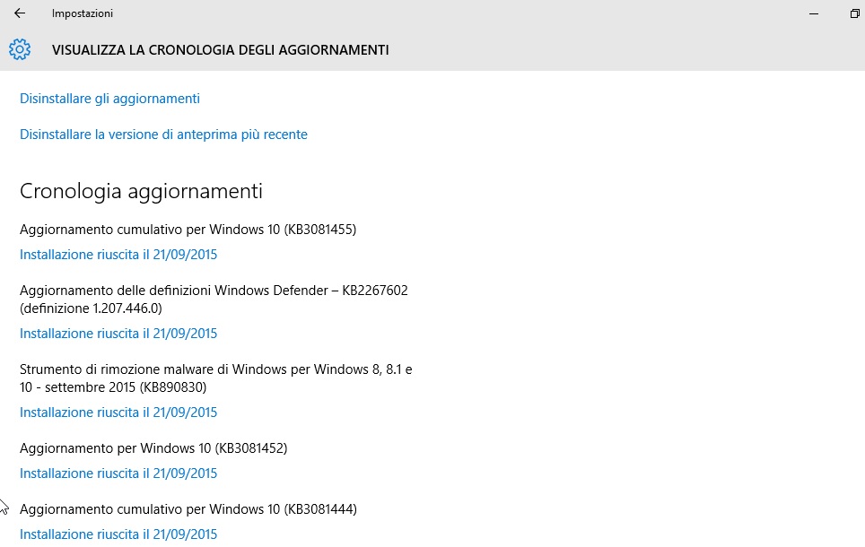 Microsoft Windows 10 Professional AIO 2 in 1 - Settembre 2015 - Ita