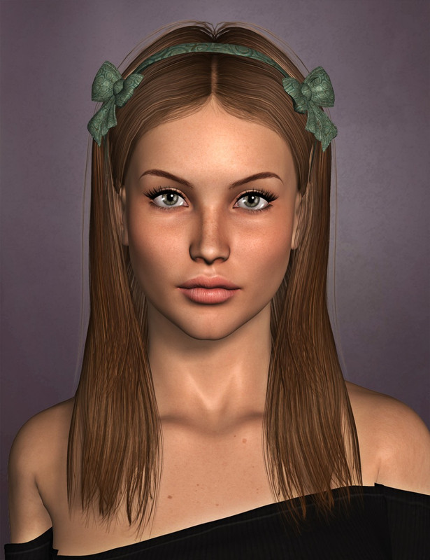 Ibby Hair for Genesis 2 Female(s) and Victoria 4