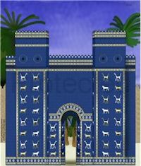 Ishtar Gate painting