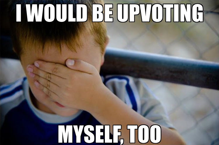 upvote myself
