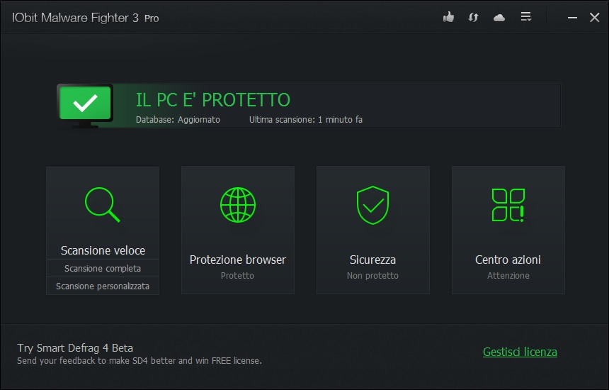 IObit Malware Fighter Pro v3.2.0.8 - Ita