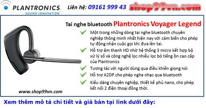 Phân phối tai nghe bluetooth cao cấp Plantronics, Sony, Motorola, ... - 9
