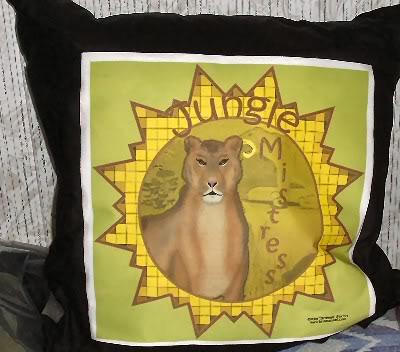 big cats lioness pillow