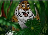 big cats tiger painting