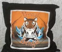 big cats tiger pillow
