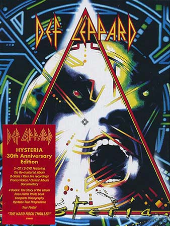 Def Leppard - Hysteria (1987) [2017, 30th Anniversary, Remastered Box Set, 5CD + 2DVD]