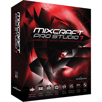 Acoustica Mixcraft / Mixcraft Pro Studio 7.7 Build 310 con Content Pack - ITA