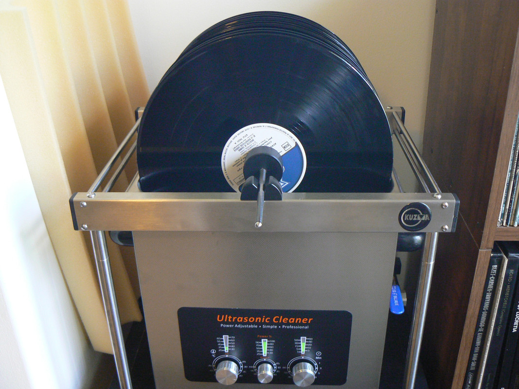 Ultrasonic Record Cleaning