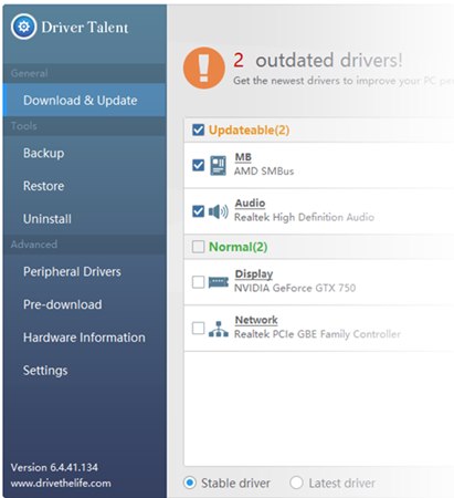 Driver Talent Pro 8.1.11.24 instal