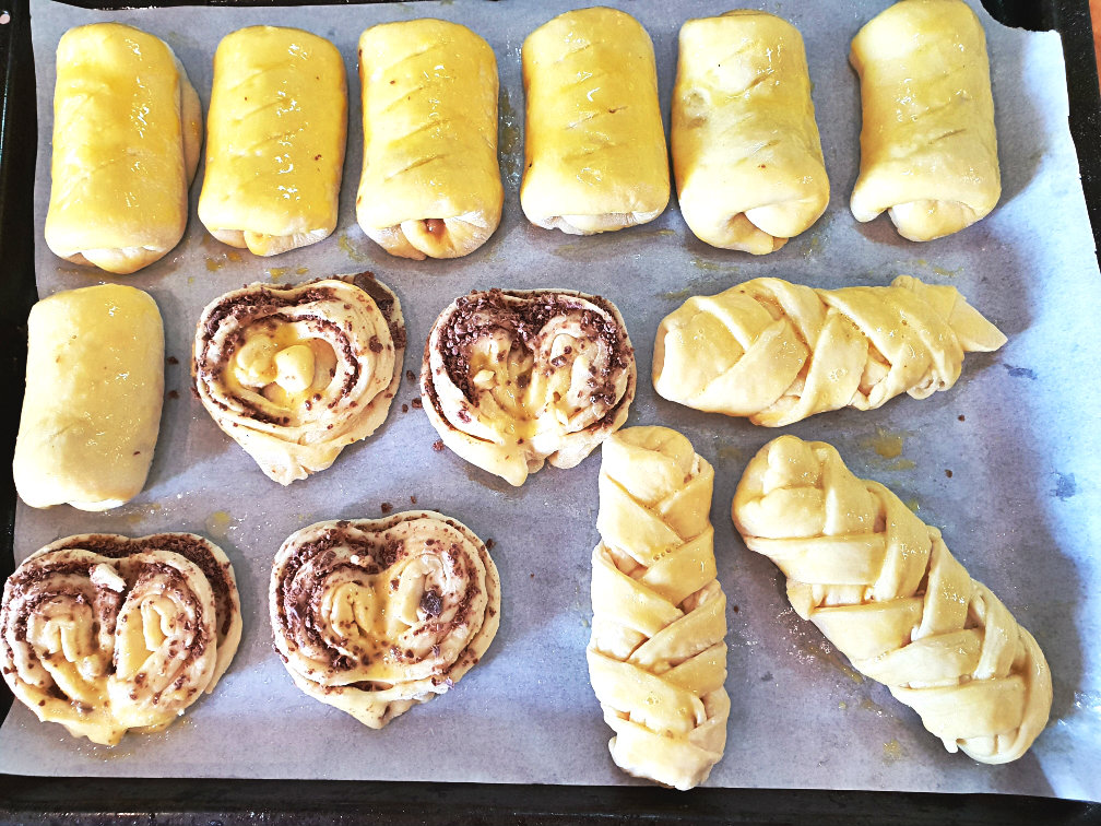 Начинка из бананов для пирожков из дрожжевого теста в духовке с фото