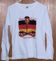 German soccer ladies long sleeve shirt