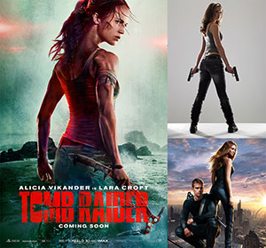 Tomb Raider poster alicia vikander