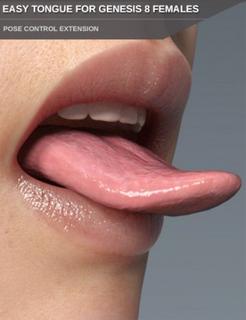 Easy Tongue for Genesis 8 Females
