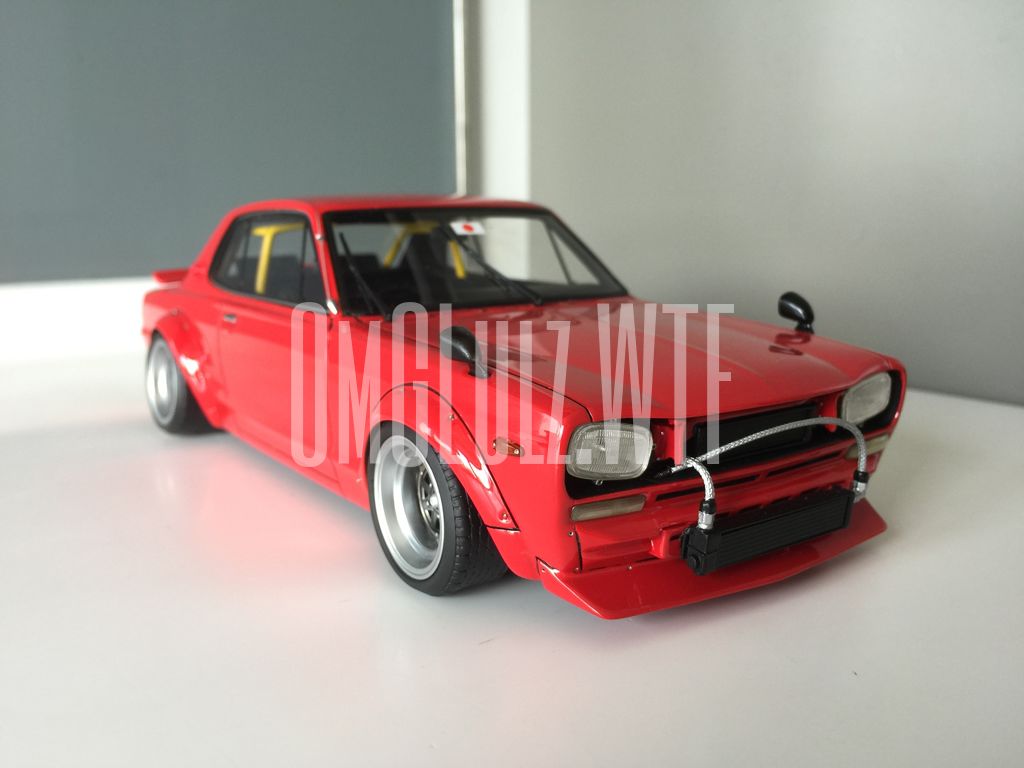 Ignition Model 1:18 LB-Works Hakosuka 2Door Red - OmG Lulz WTF!