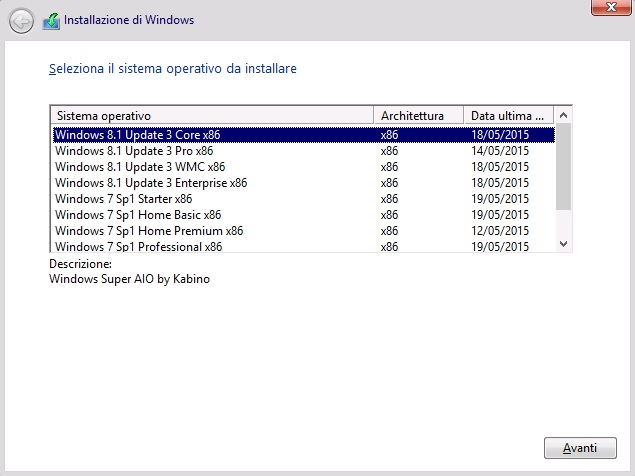 Microsoft Windows 7 & 8.1 & Server 2012 Super AIO 9 in 1 - Maggio 2015 - Ita