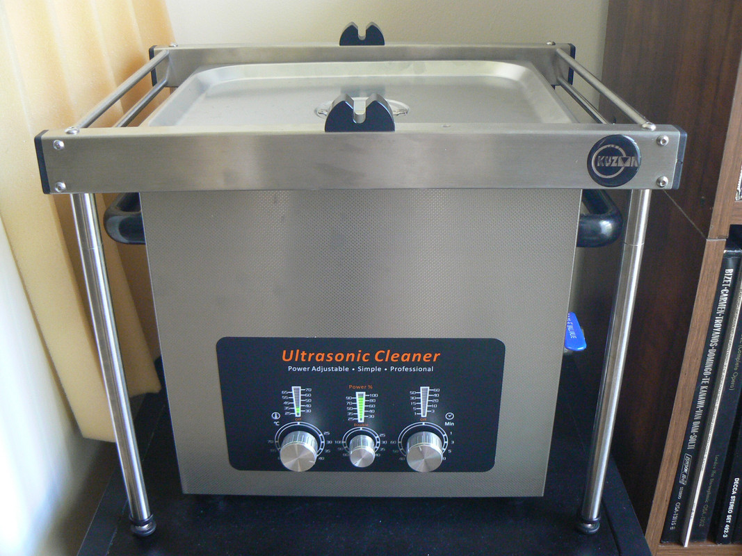 Ultrasonic Record Cleaning