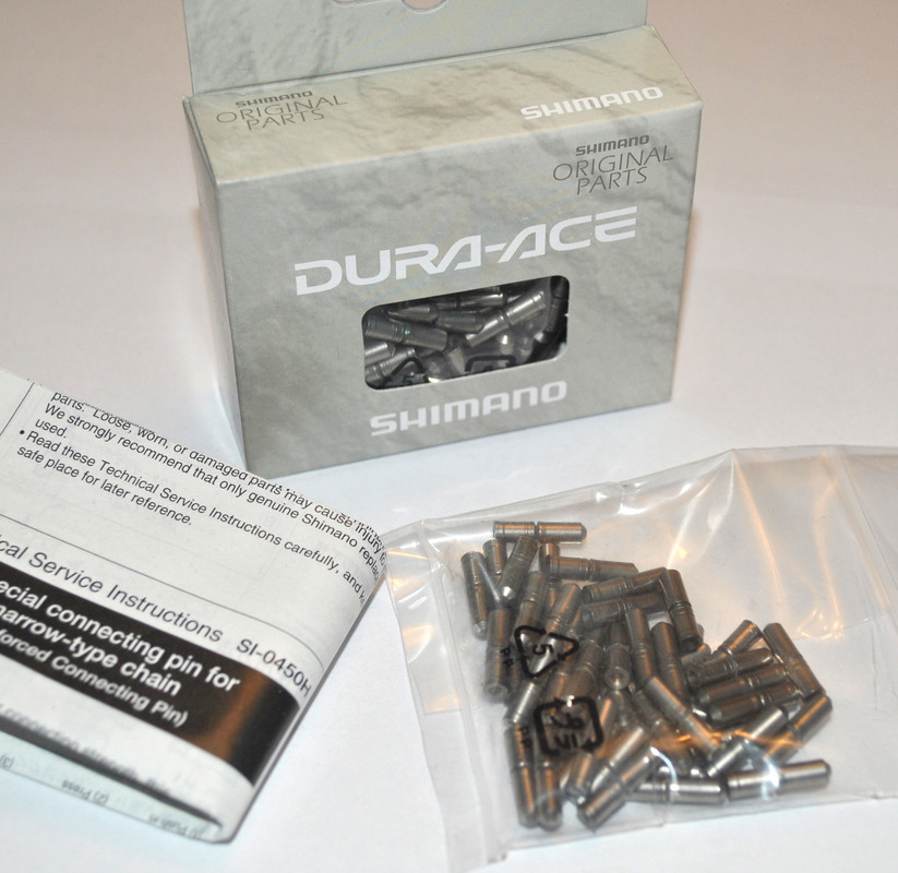 Shimano Dura Ace CN-7700 XTR XT 9 speed Chain Pins New and Genuine Split Pin