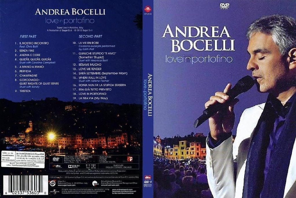 andrea bocelli love in portofino full concert