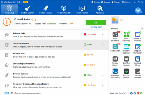 wise care 365 pro 4.73 build 456 key only
