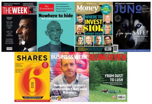 News and Economy Related Magazines - September/October 2017