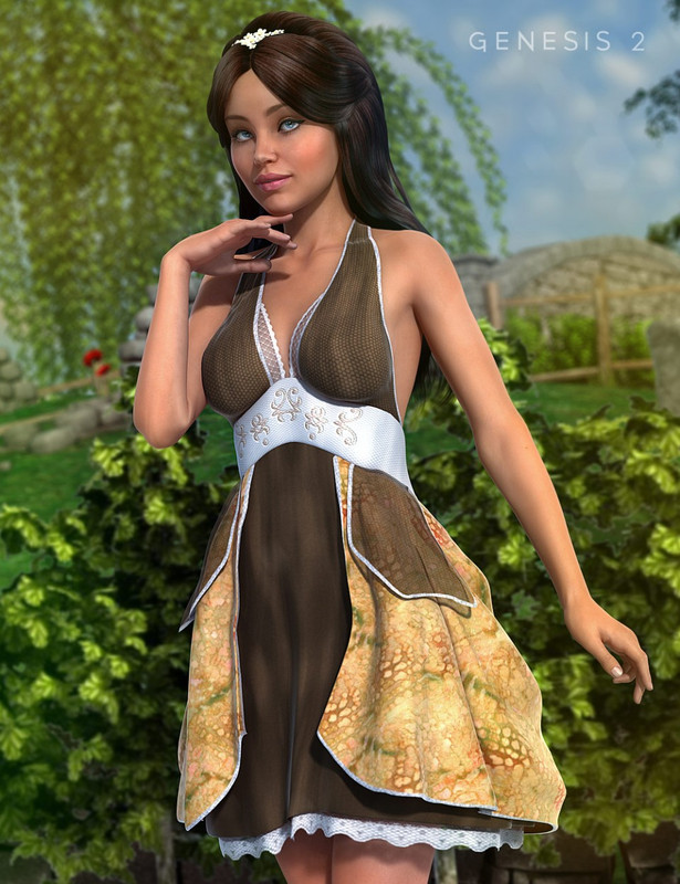 Antoinette Dress for Genesis 2 Female(s)