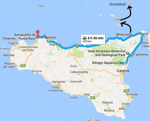 Sicilia y Eolias: 14 dias en coche - Blogs de Italia - Antecedentes, vuelos, itinerario y coche. (2)