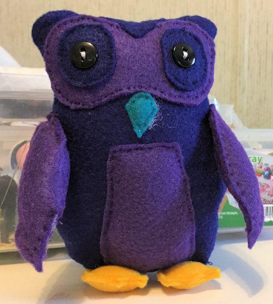 plushy owl