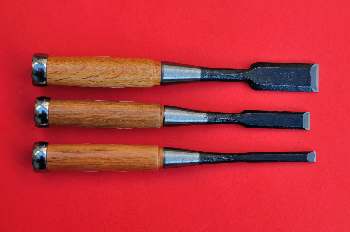 Set de 6 Ciseaux à bois SENKICHI oire nomi shirogami Japon Japonais - Osaka  Tools