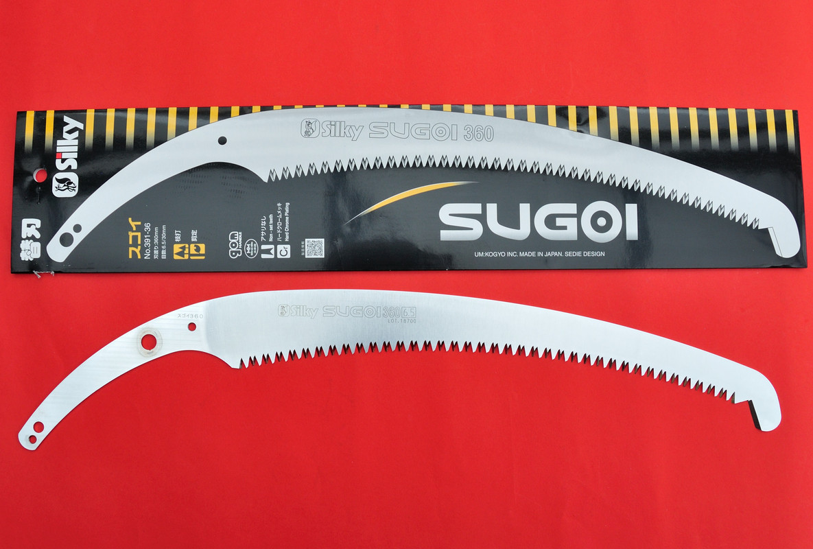 Silky Sugoi Saw 360mm 390-36 case curved blade from Japan