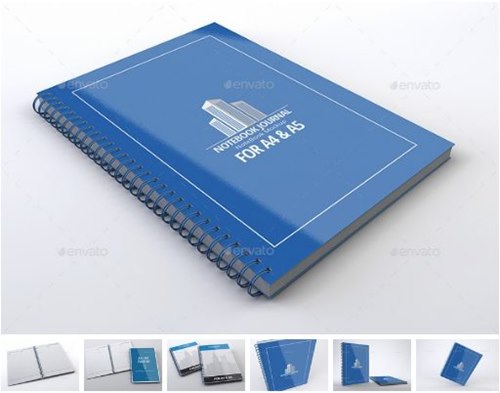 Notebook Mock-Up For A4/A5 - 9848714